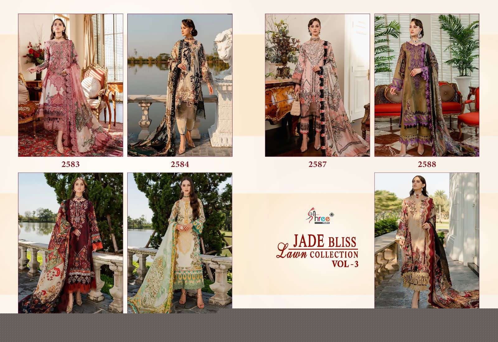 Jade-Bliss-lawn-Coll-Vol-3-Shree-Fab-Asliwholesale-Catalogue