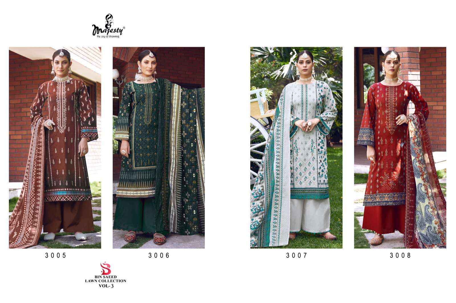 Bin-Saeed-Lawn-Collection-Vol-3-Majesty-Asliwholesale-z-Catalogue