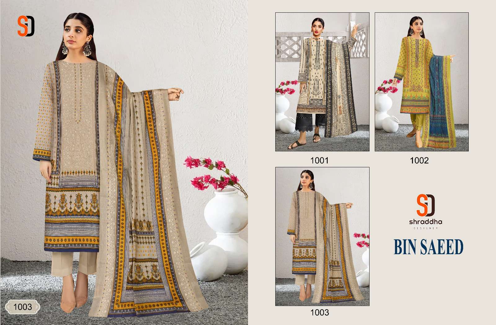 Bin-Saeed-Shraddha-Designer-Asliwholesale-z-Catalogue