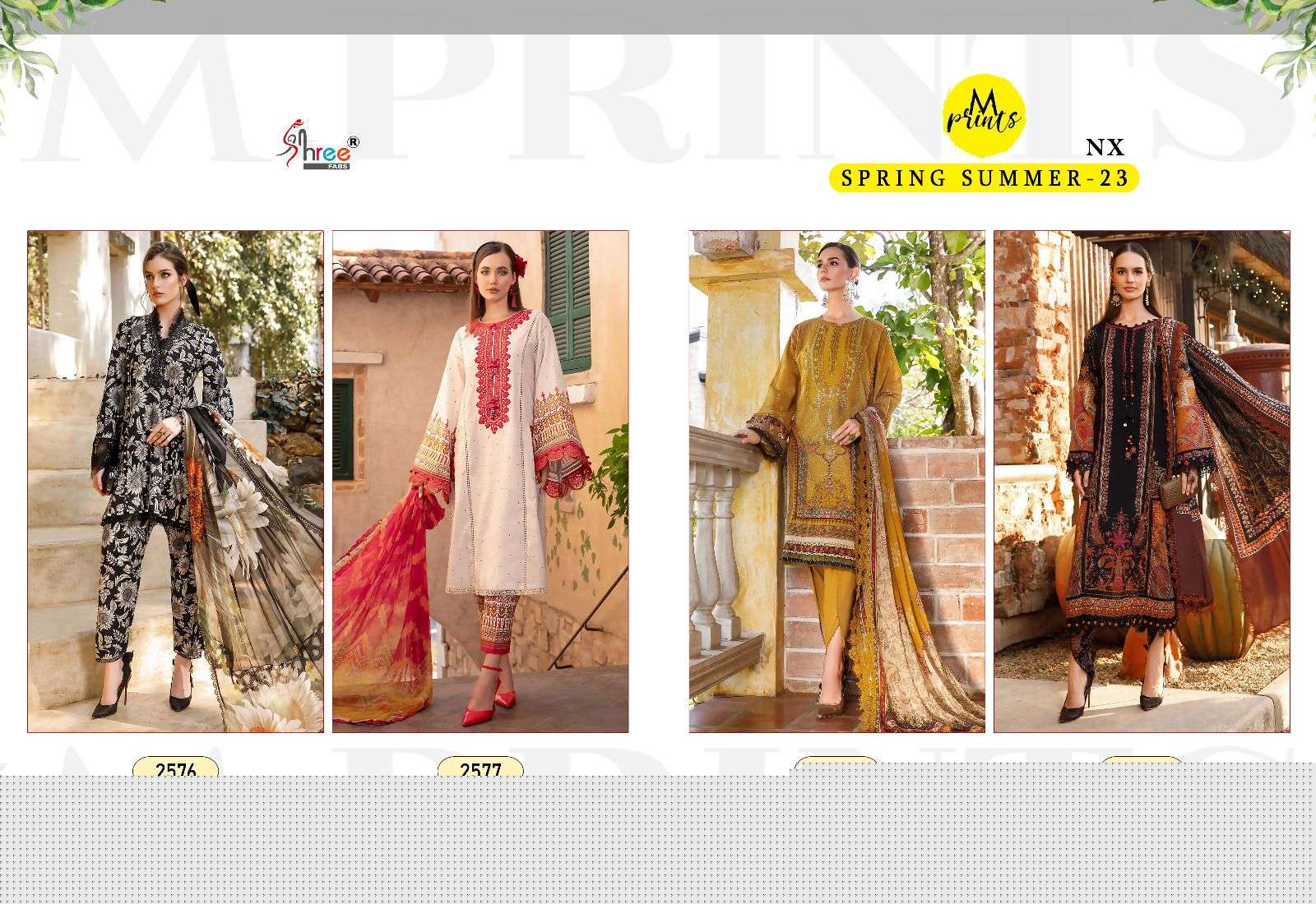 M.Prrints-Summer-23-Vol-1-NX-Shree-Fab-Asliwholesale-z-Catalogue