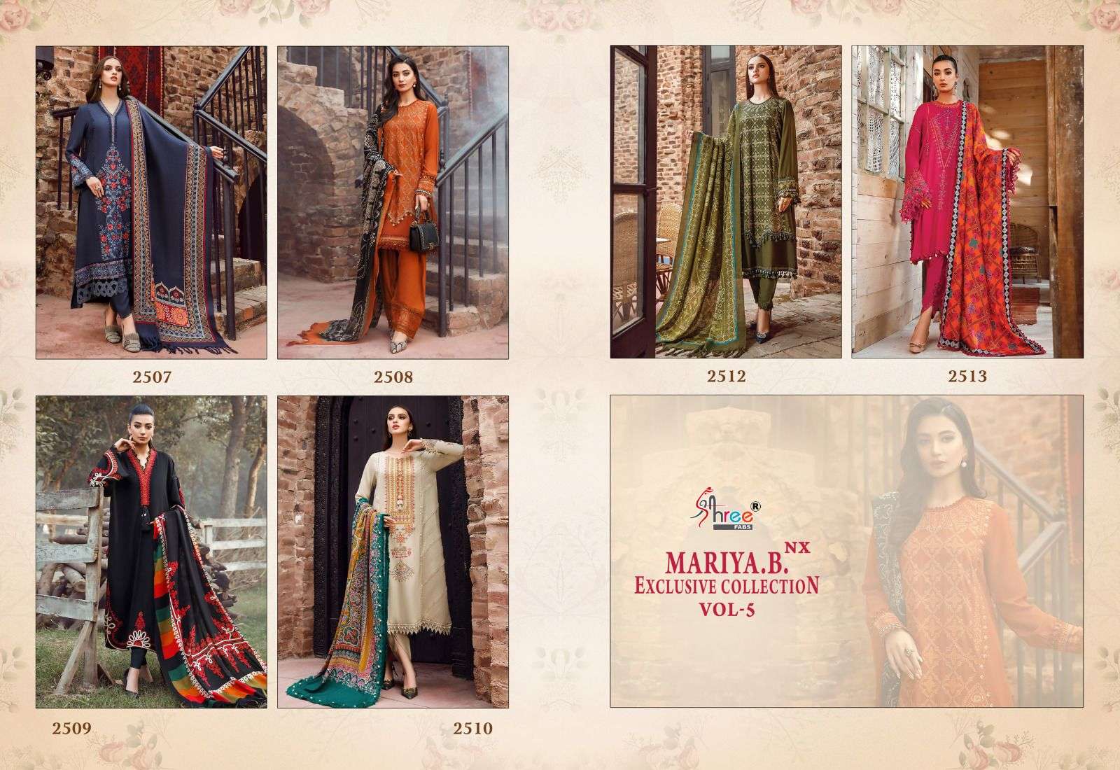 Mariya-B-Excluvise-Vol-5-Shree-Fab-Asliwholesale-z-Catalogue