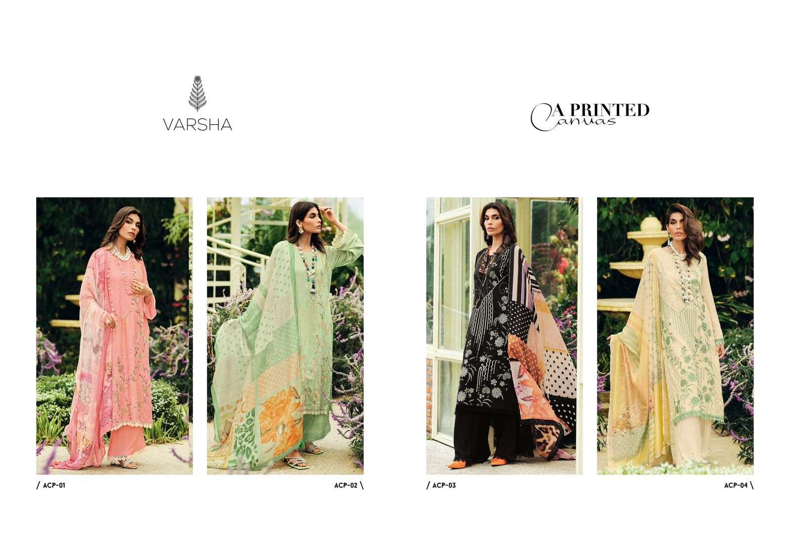 Printed-Canvas-Varsha-Asliwholesale-z-Catalogue