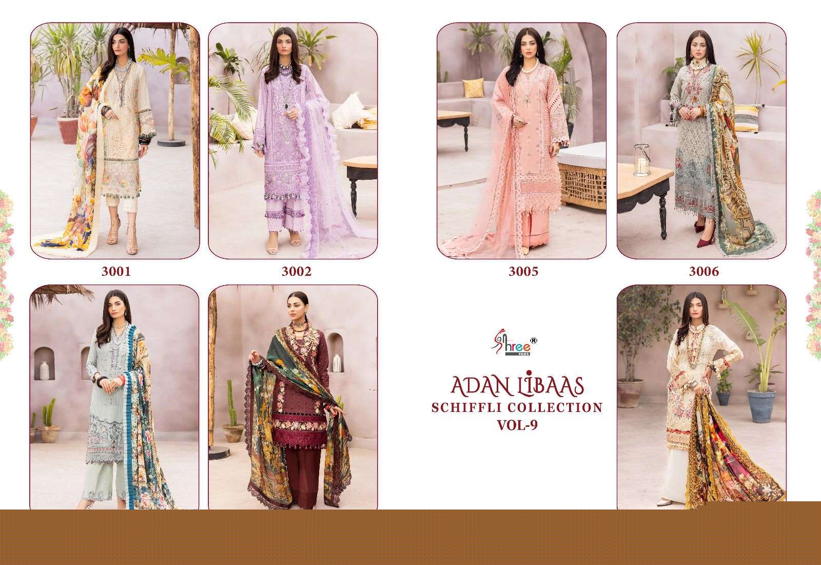 Adan-Libaas-Schiffli-Collection-Vol-9-Shree-Fabs-Asliwholesale-Catalogue