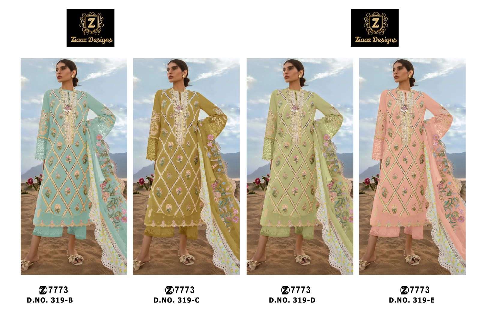 Crimson-319-Colours-Ziaaz-Designs-Asliwholesale-Catalogue