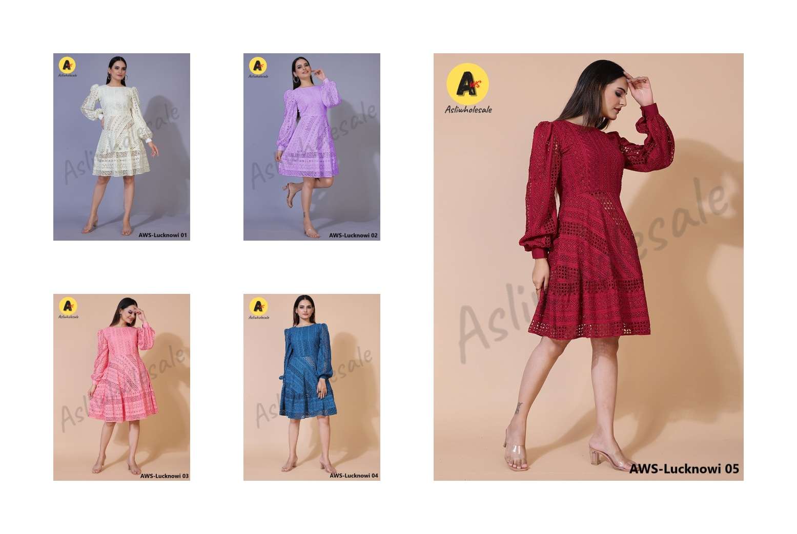 AWS-Lucknowi-Colours-Asliwholesale-Catalogue