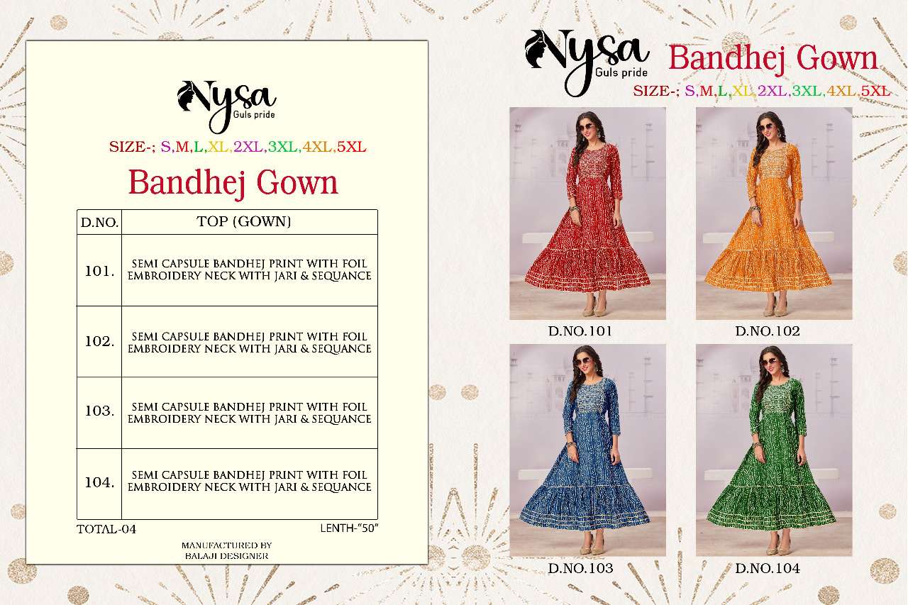 Bandhej-Gown-Nysa-Asliwholesale-Catalogue