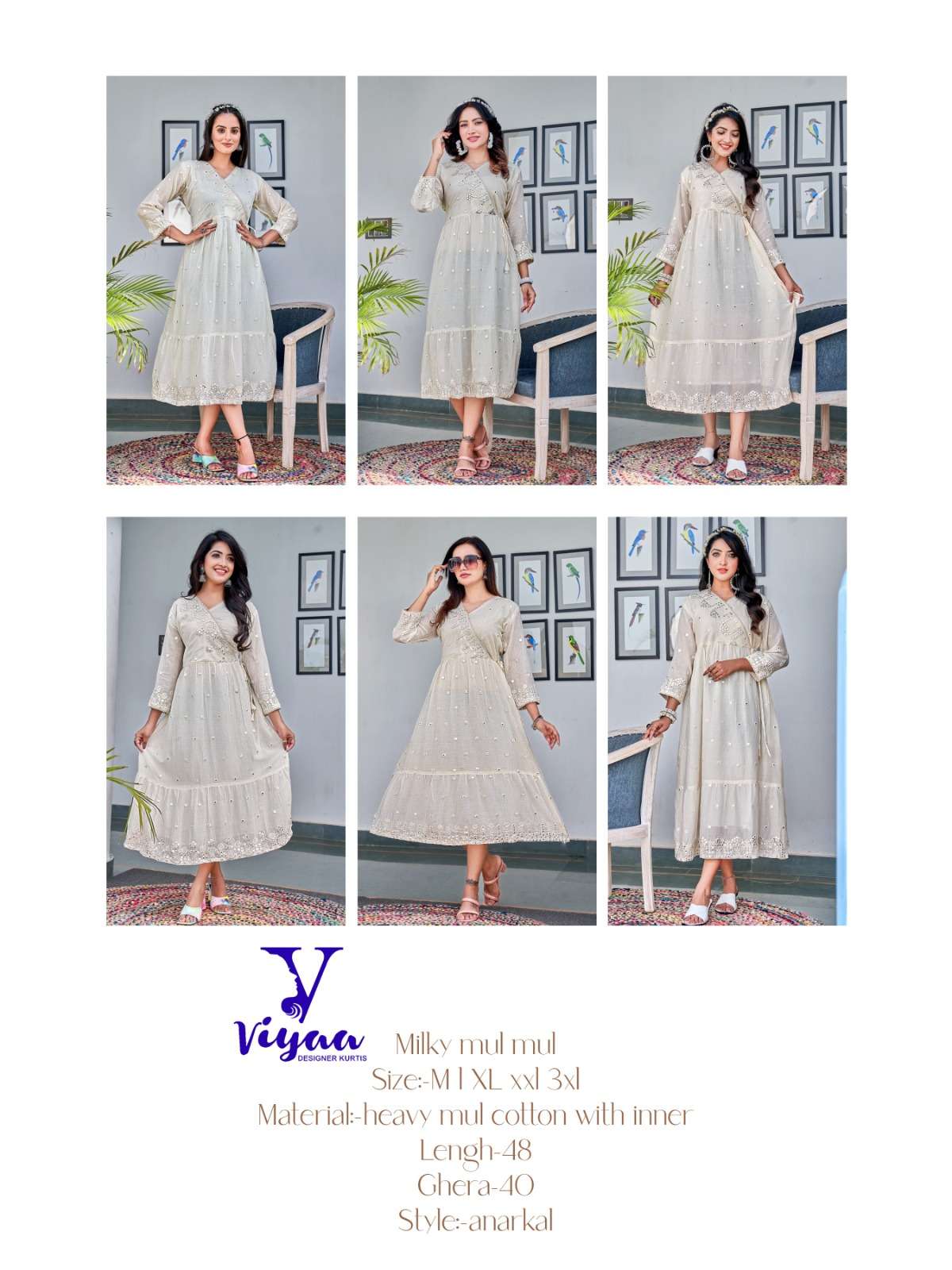 Milky-Mul-Mul-Viyaa-Asliwholesale-Catalogue