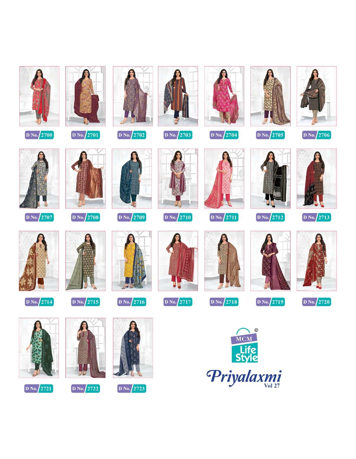 Priyalaxmi-Vol-27-Mcm-ASliwholesale-Catalogue