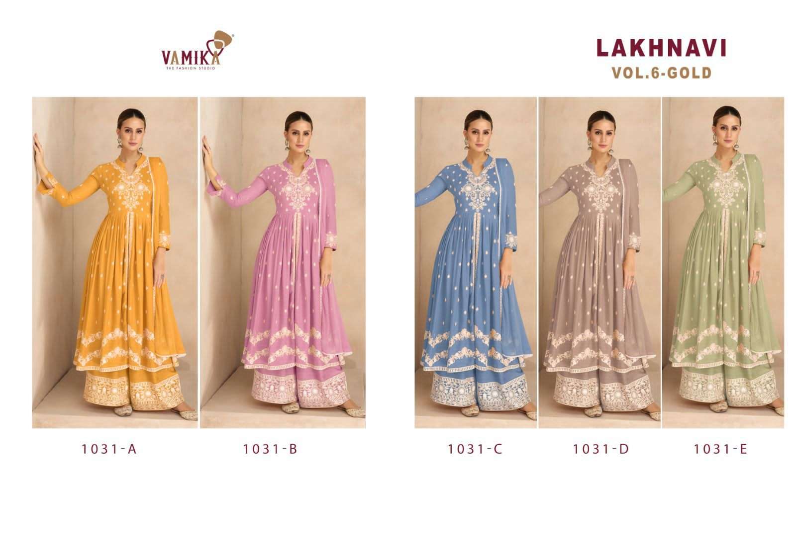 Lakhnavi-Vol-6-Gold-Vamika-Nx-Asliwholesale-Catalogue