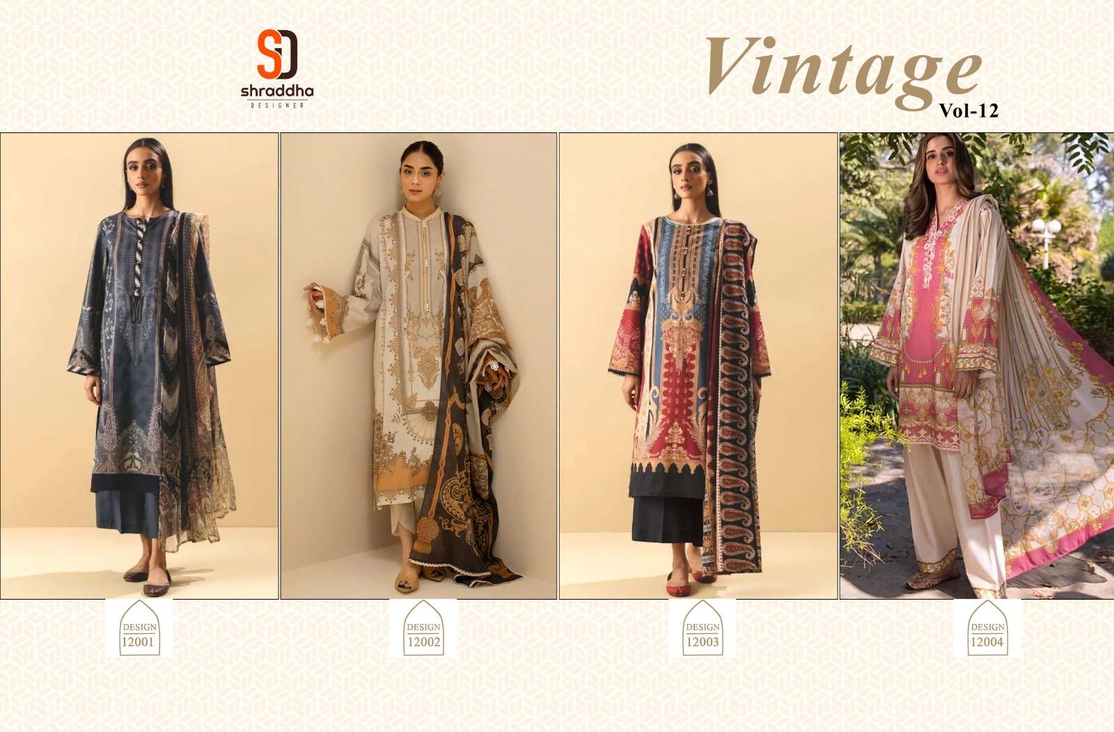 Vintage-Vol-12-Shraddha-Designer-Asliwholesale-z-Catalogue