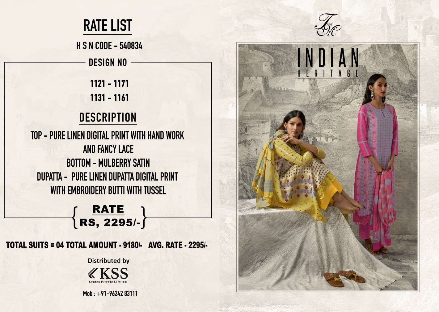 Indian-Heritage-T-And-M-Asliwholesale-Details