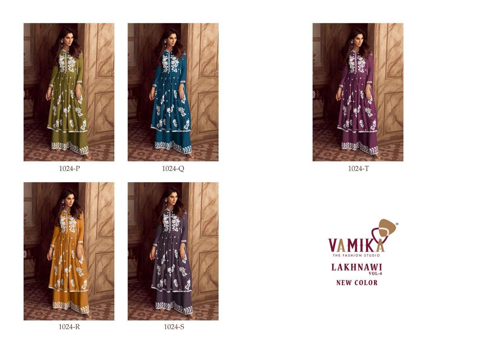 Lakhnavi-Vol-4-New-Color-Vamika-Nx-Asliwholesale-Catalogue