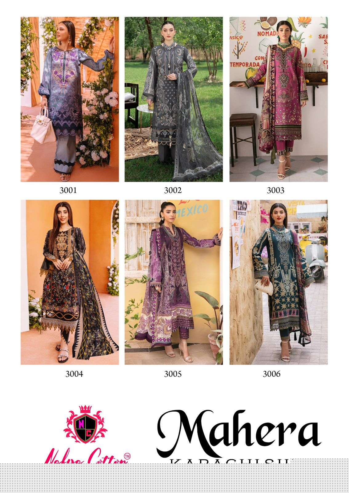 Mahera-Karachi-Suits-Vol-03-Nafisa-Cotton-Asliwholesale-Catalogue
