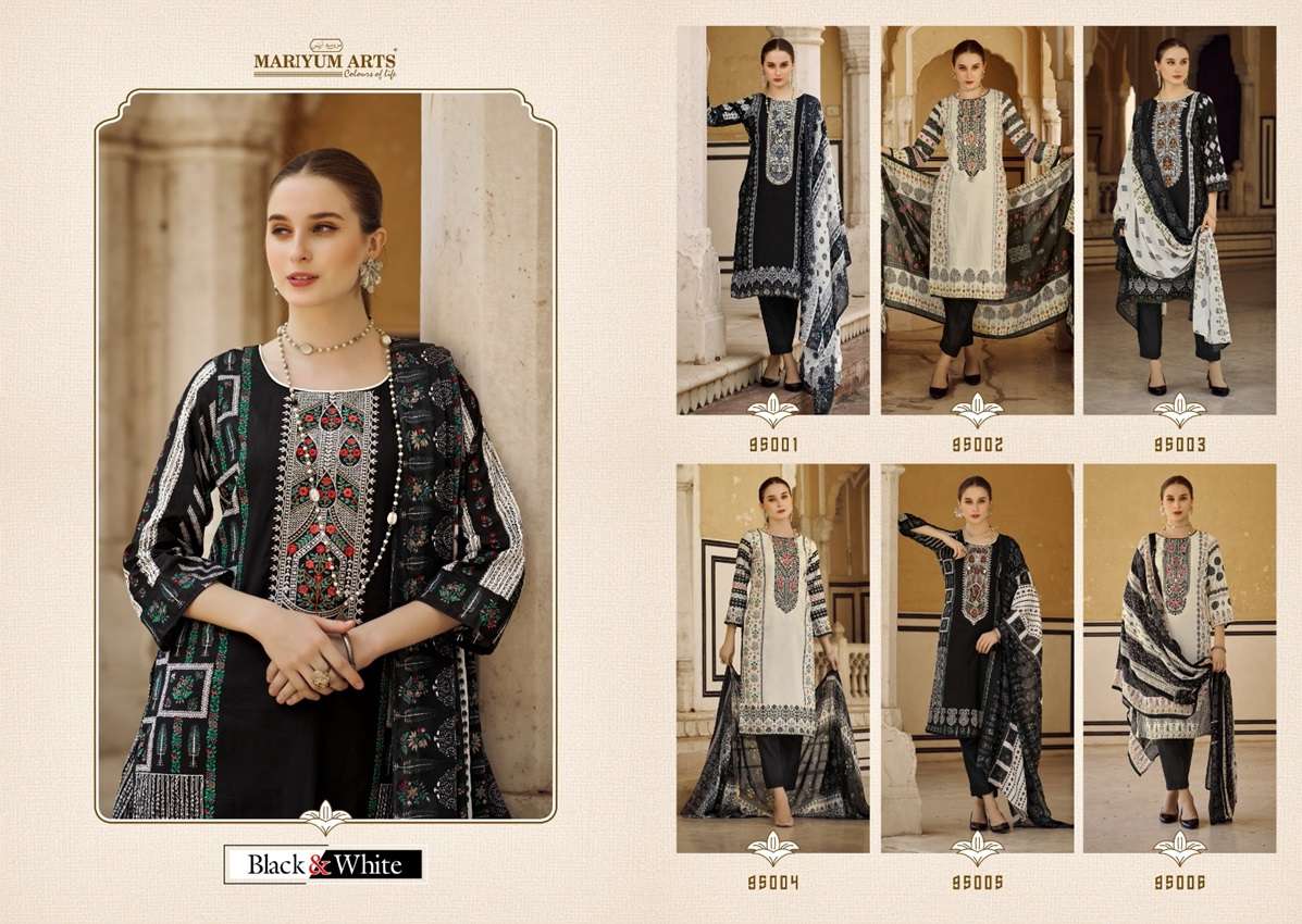 Black-And-White-Mariyum-Asliwholesale-z-Catalogue