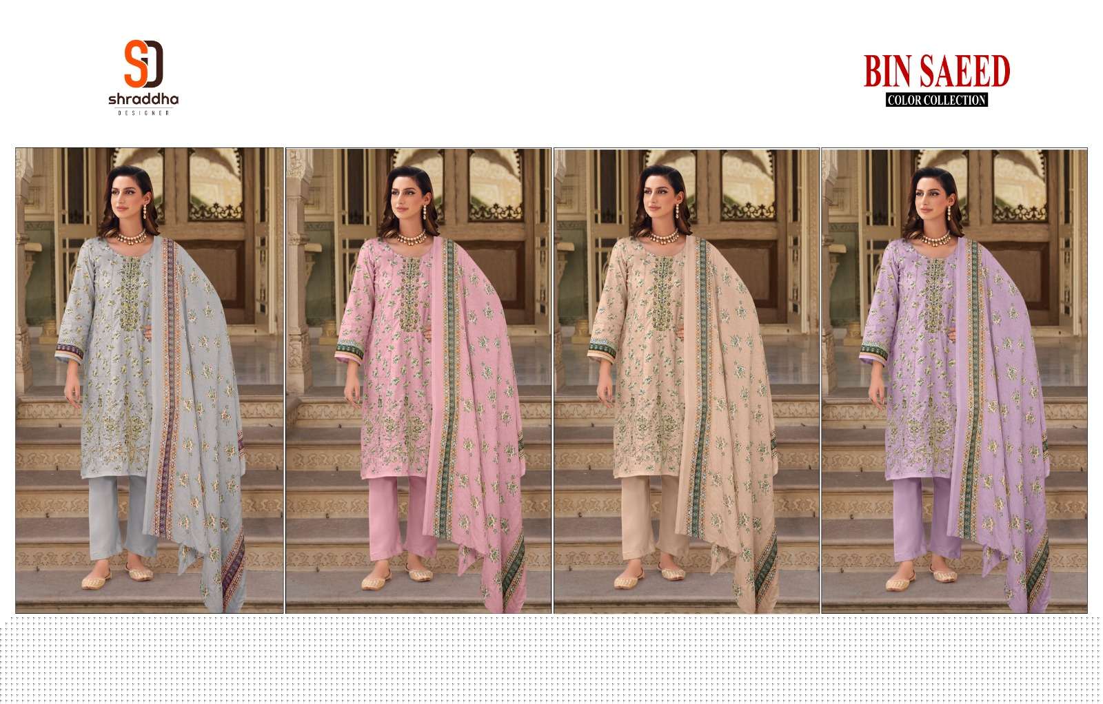 Bin-Saeed-1001-Shraddha-Designer-Asliwholesale-z-Catalogue