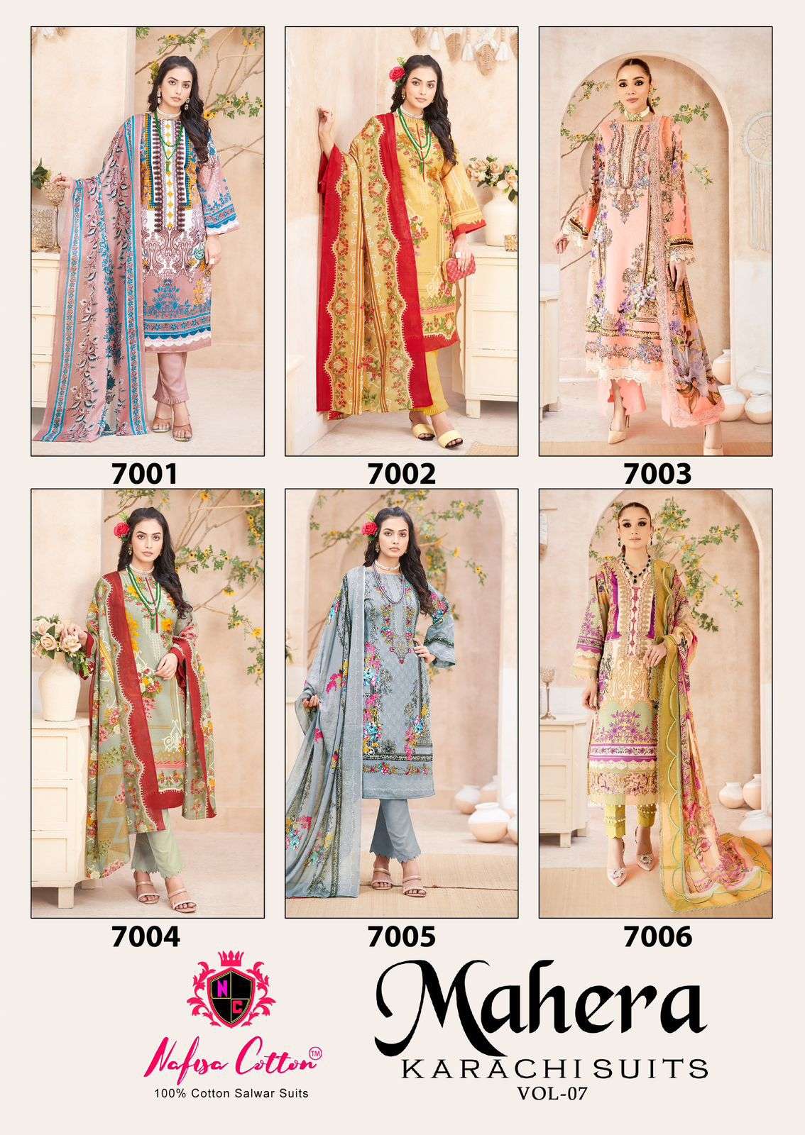 Mahera-Karachi-Suits-Vol-07-Nafisa-Cotton-Asliwholesale-Catalogue