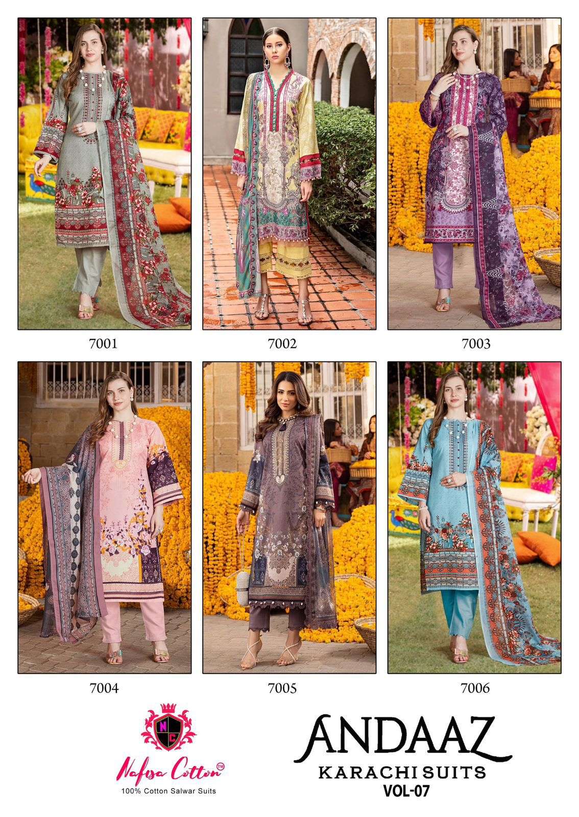 Andaaz-Karachi-Suits-Vol-07-Nafisa-Cotton-Asliwholesale-Catalogue
