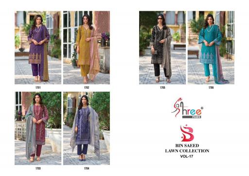 Bin-Saeed-Lawn-Coll-Vol-17-Shree-Fab-Asliwholesale-Catalogue