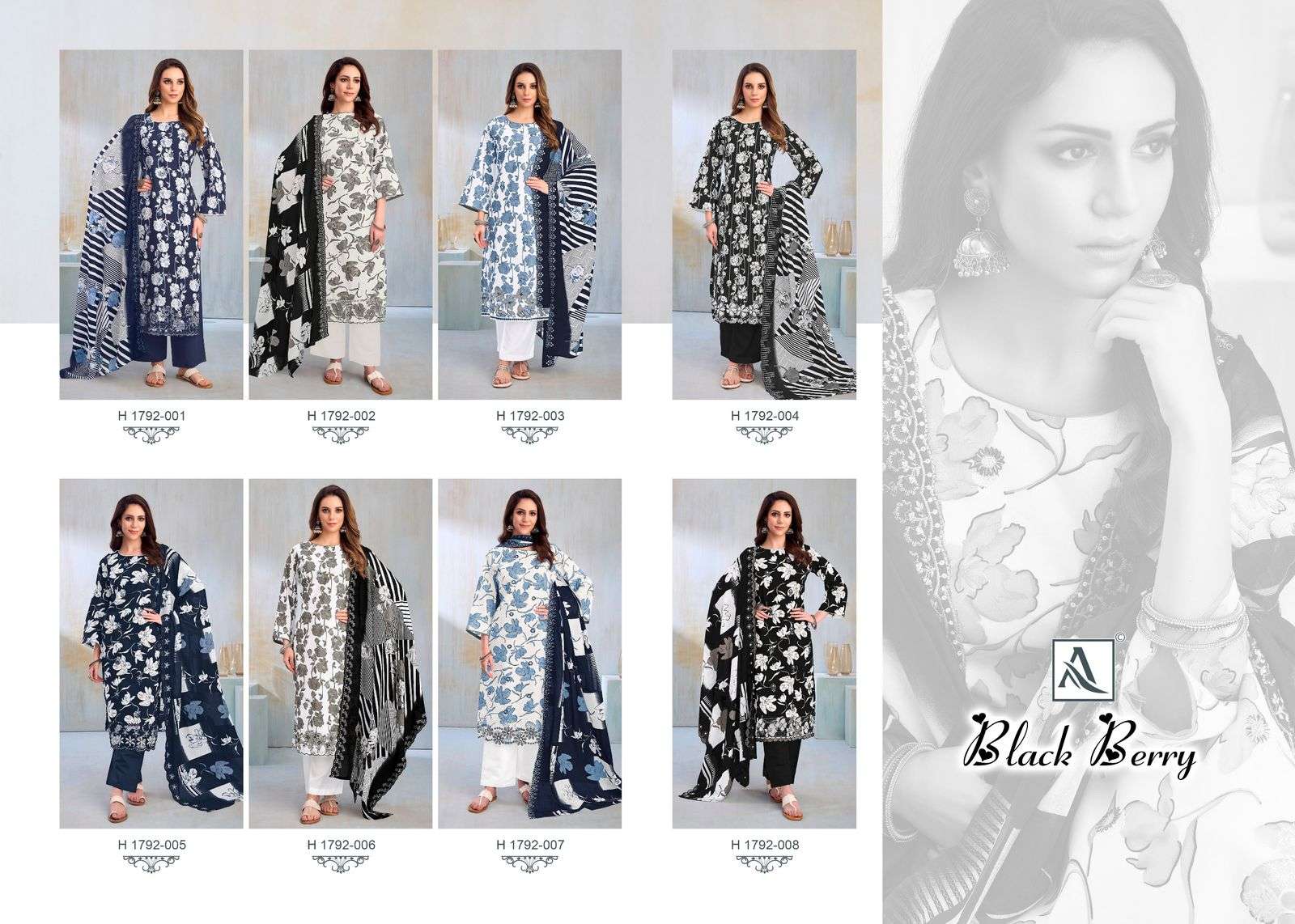Black-Berry-Alok-Suit-Asliwholesale-z-Catalogue