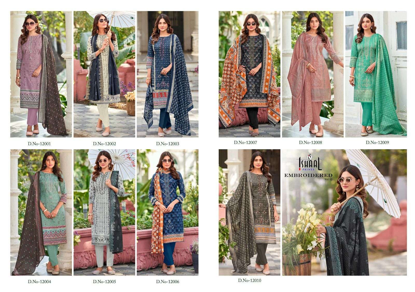 Embroidered-Vol-12-Ishaal-Prints-Asliwholesale-z-Catalogue