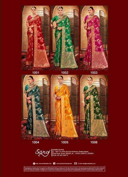 Khuoobsurat-Organza-Saroski-Vol-03-Saroj-Asliwholesale-z-Catalogue