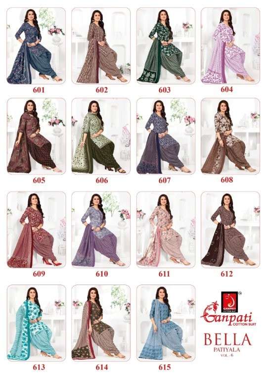 Bella-Patiyala-Vol-6-Ganpati-Asliwholesale-z-Catalogue