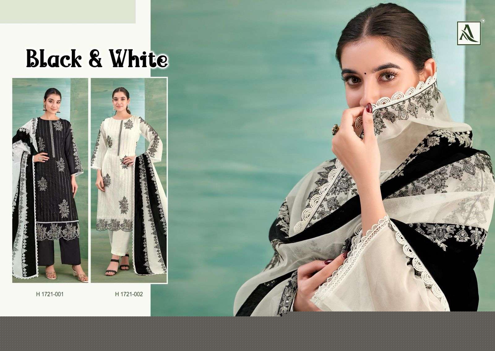 Black-And-White-Alok-Suit-Asliwholesale-z-Catalogue