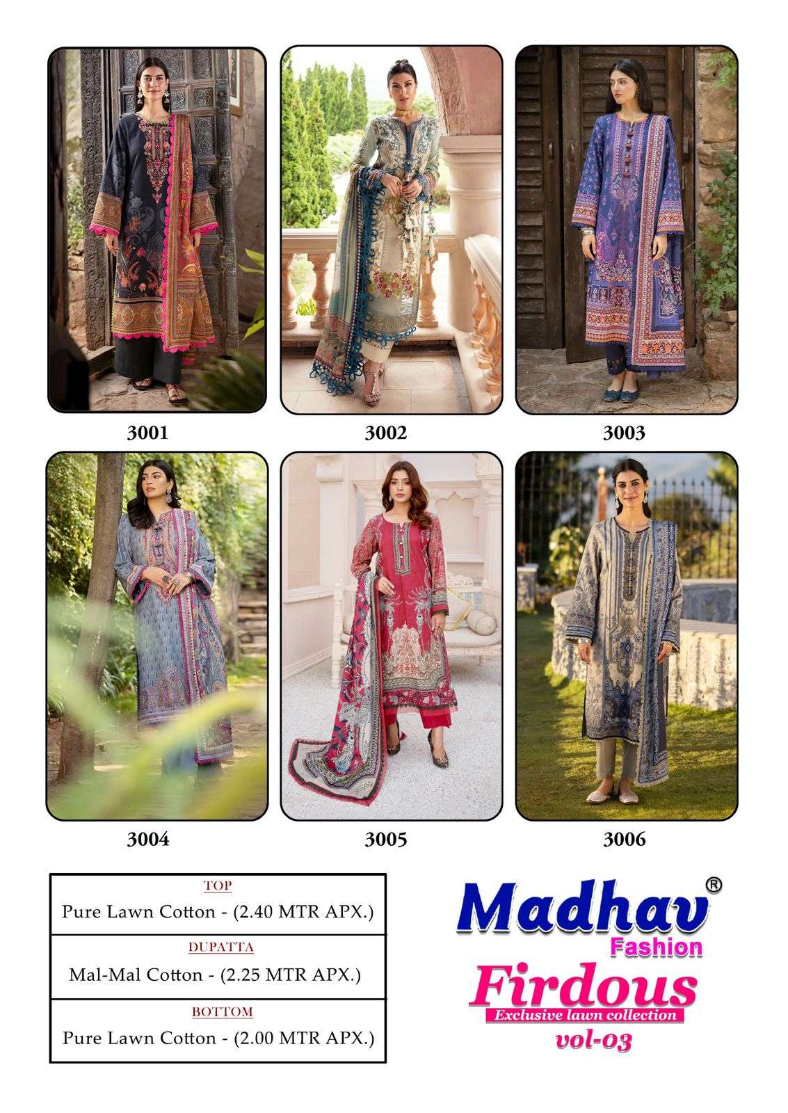 Firdous-Vol-03-Madhav-Fashion-Asliwholesale-Catalogue
