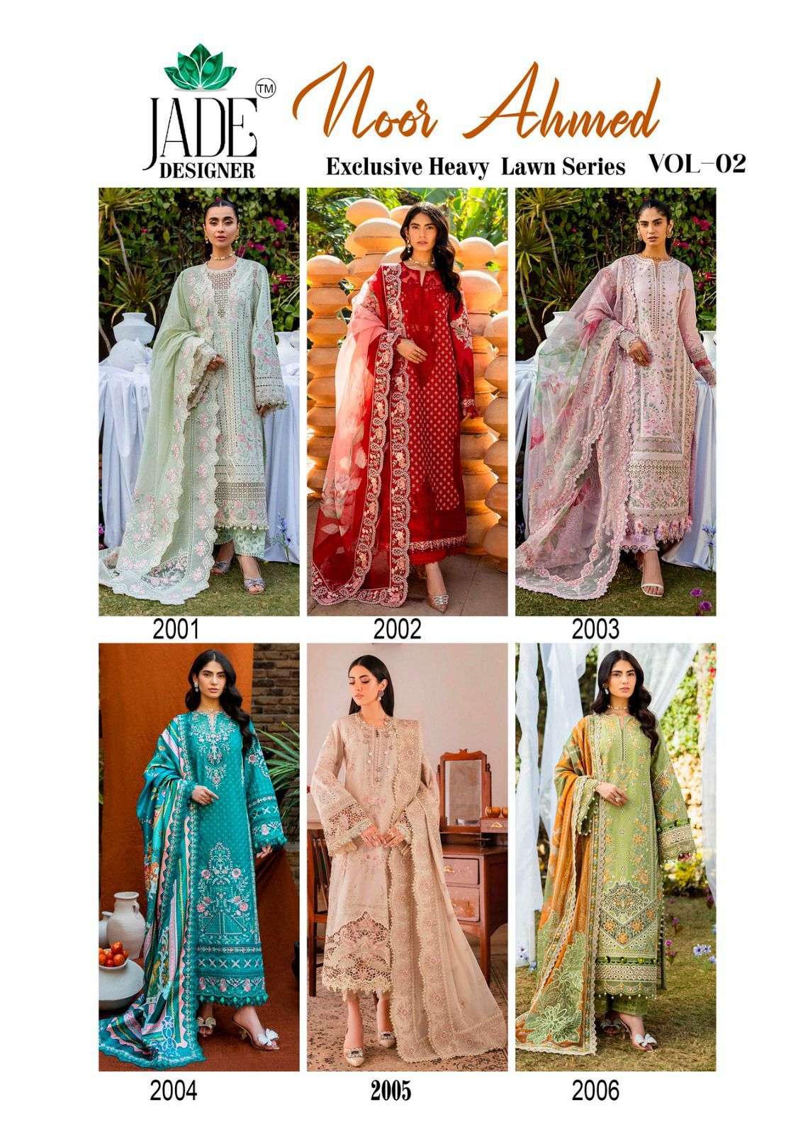 Noor-Ahmed-Vol-02-Jade-Asliwholesale-Catalogue