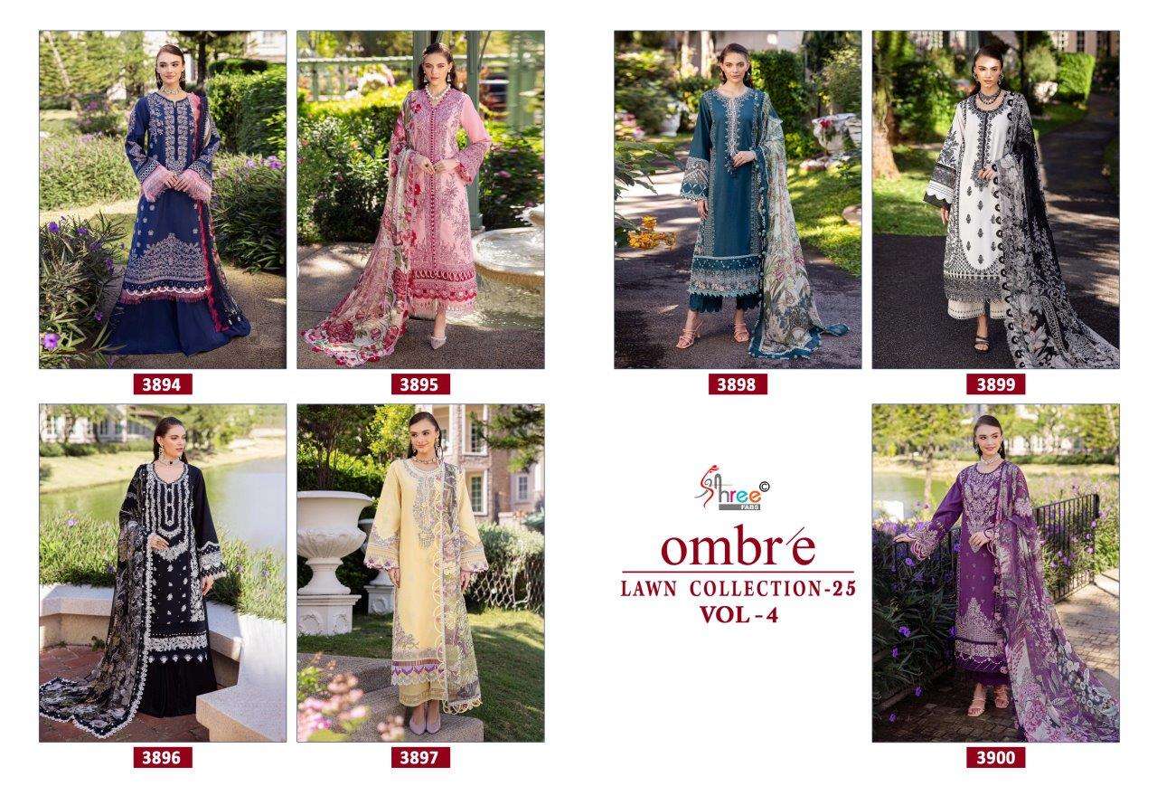 Ombre-Lawn-Col-25-Vol-4-shree-Fab-Asliwholesale-z-Catalogue