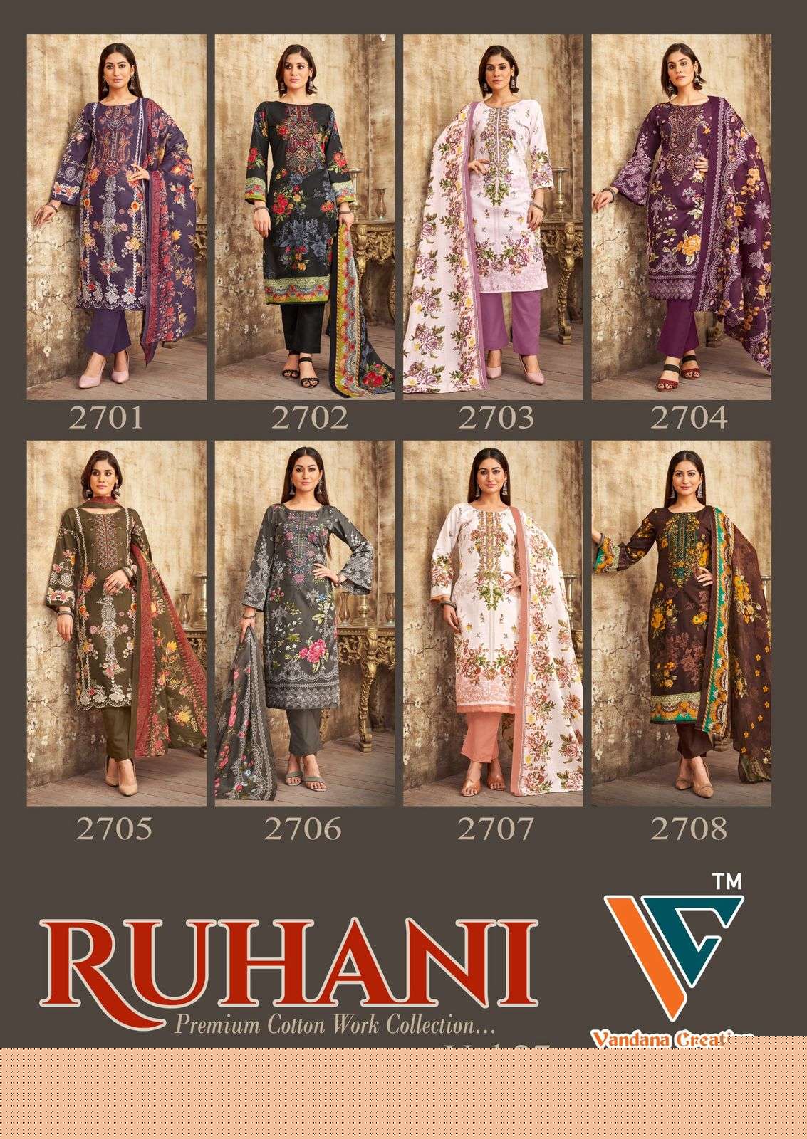 Ruhani-Vol-27-Vandana-creation-Asliwholesale-Catalogue