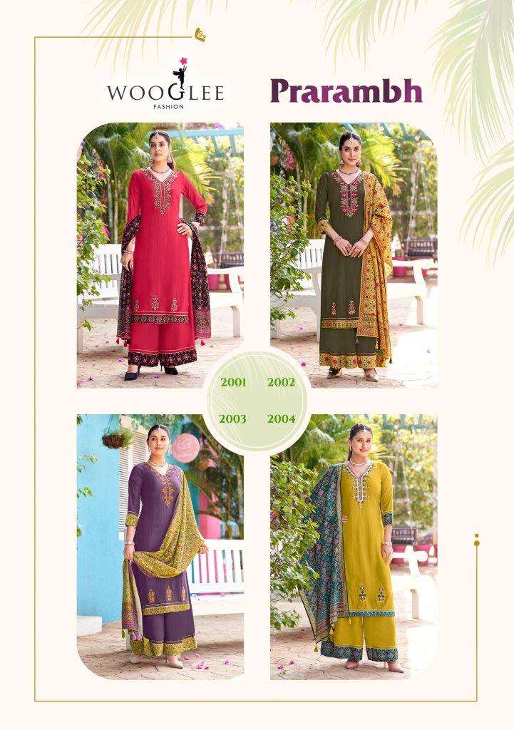Prarambh-Wooglee-Fashions-Asliwholesale-Catalogue