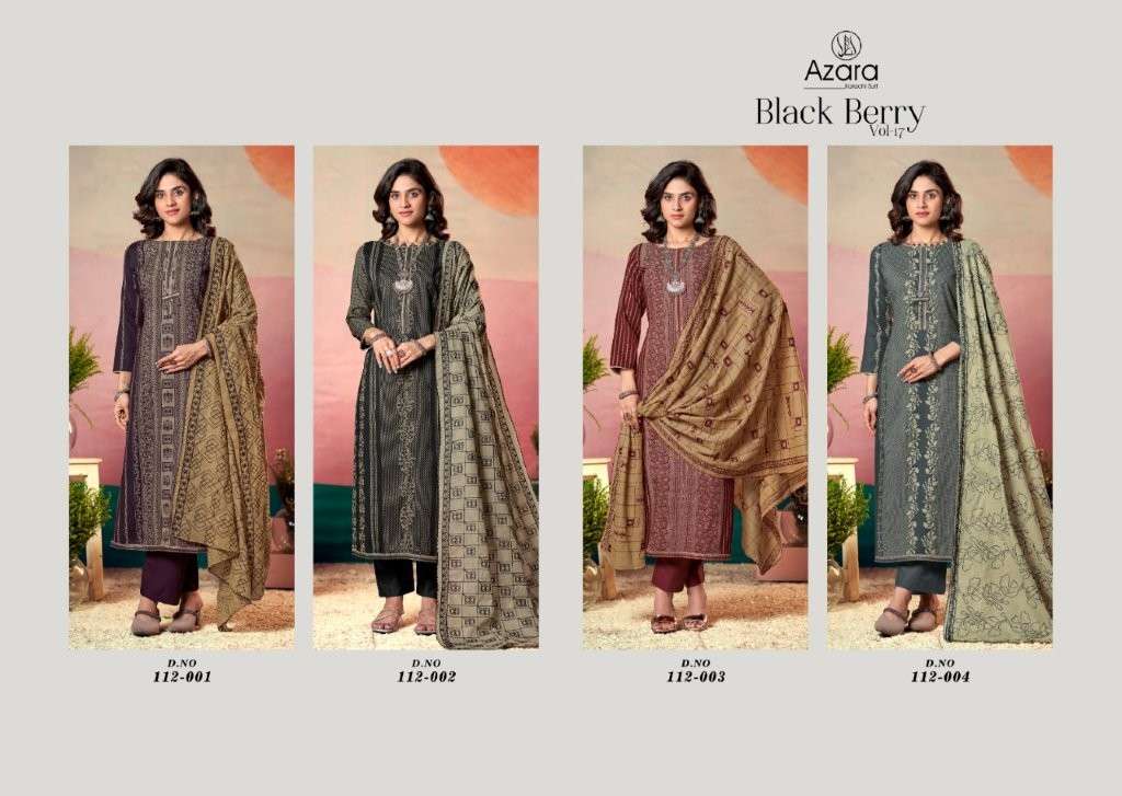 Azara-Black-Berry-Vol-17-Radhika-Fashion-Asliwholesale-z-Catalogue