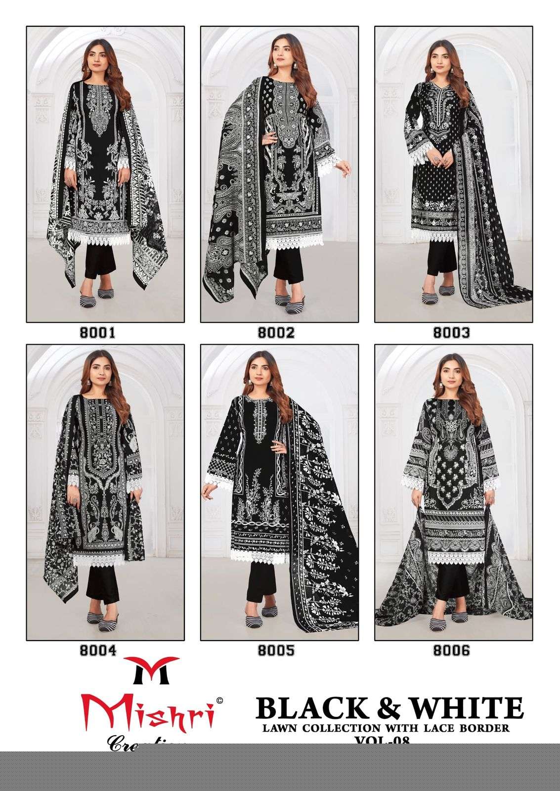 Black-&-White-Vol-8-Mishri-Creations-Asliwholesale-z-Catalogue