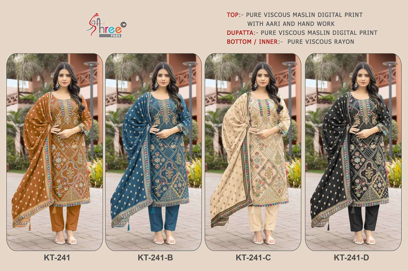 Kt-241-Shree-Fab-Aasliwholesale-z-Catalogue