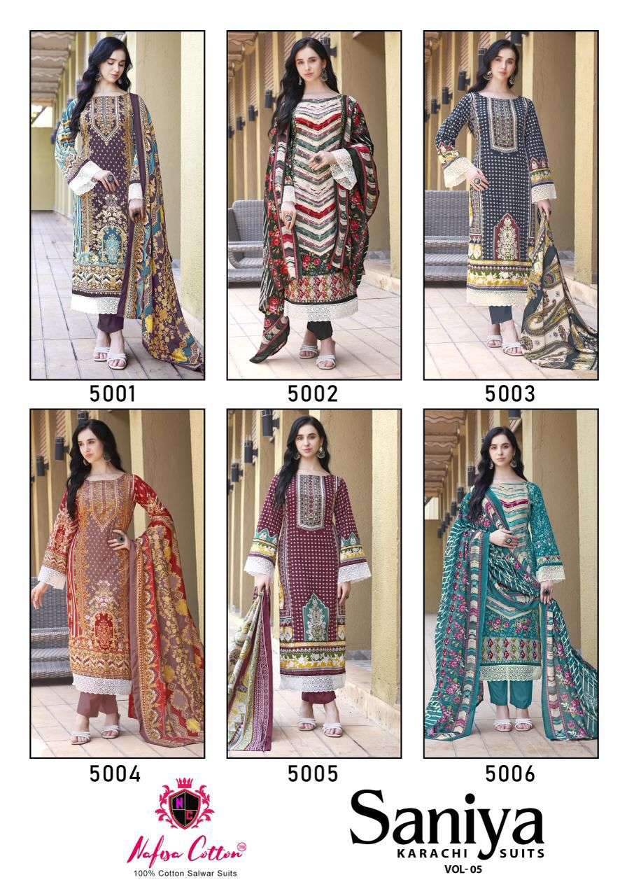 Saniya-Karachi-Vol-05-Nafisha-Cotton-Asliwholesale-z-Catalogue