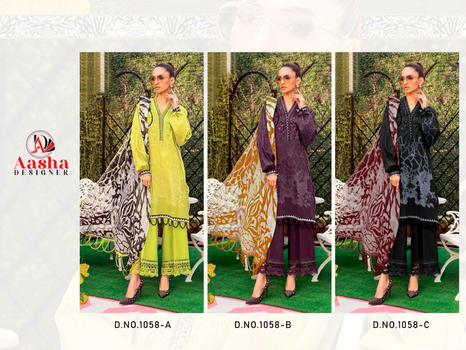 Aasha-Designer-1058-Asliwholesale-z-Catalogue