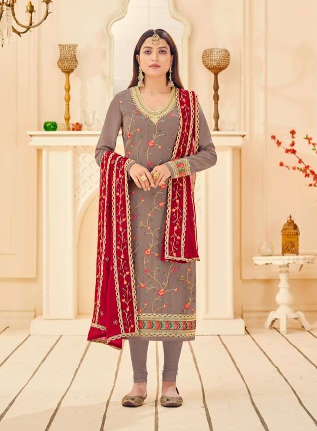 ROZA BY FIONA 23201 TO 23204 SERIES GEORGETTE EMBROIDERY WORK DRESSES