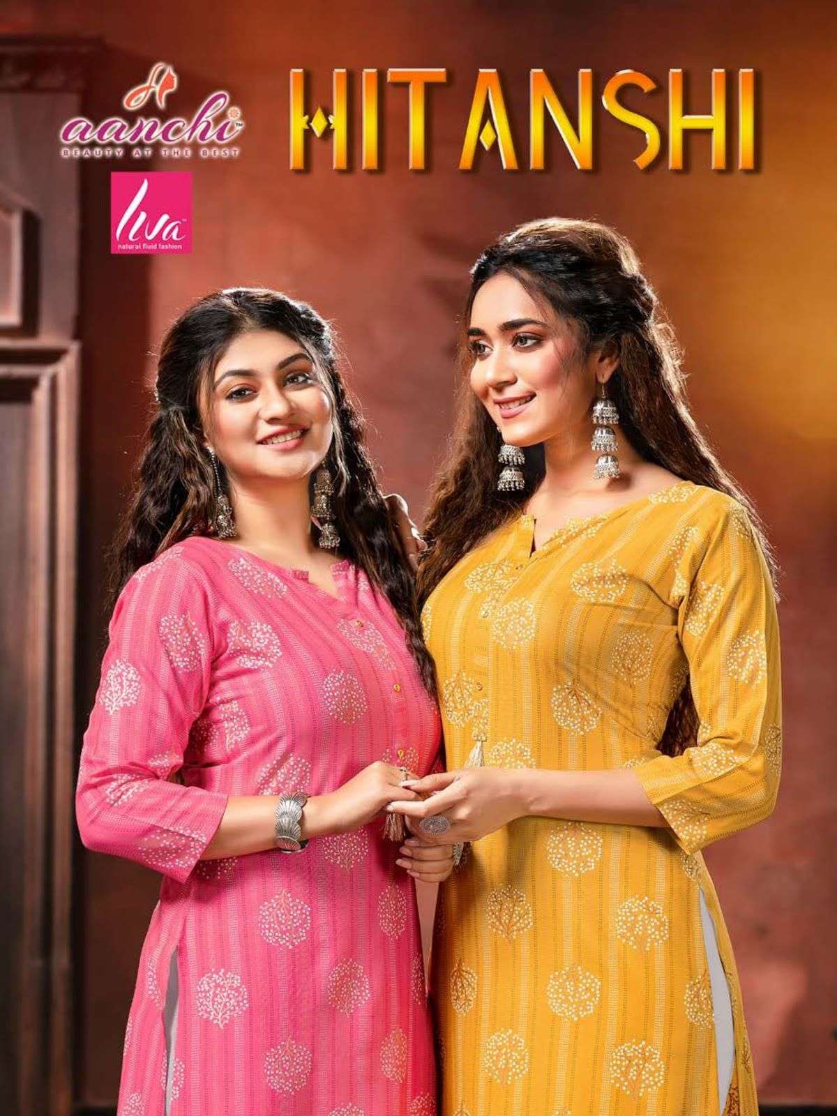 HITANSHI BY AANCHI 101 TO 106 SERIES RAYON PRINT KURTIS