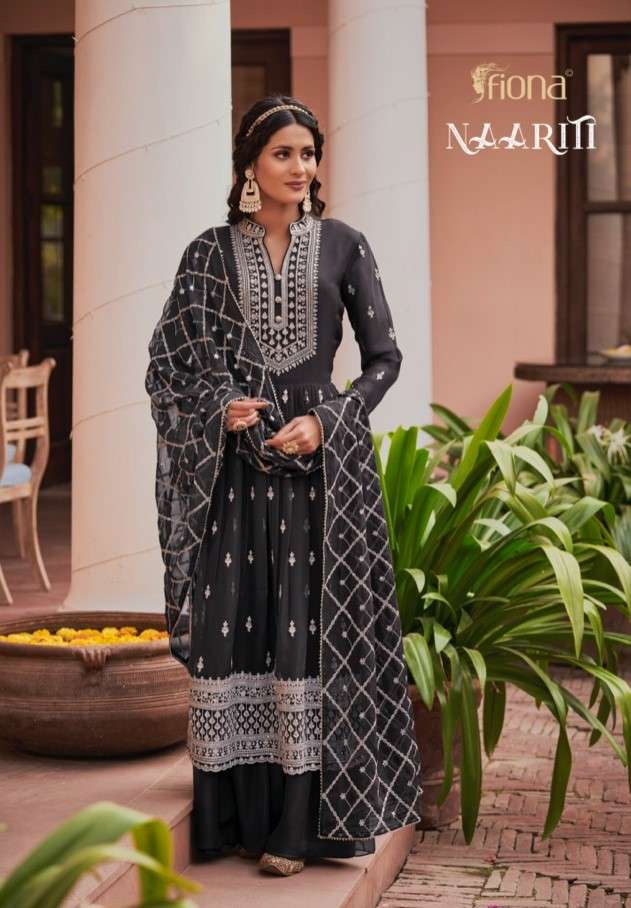 NAARITI BY FIONA 51321 TO 51326 SERIES HEAVY GEORGETTE NYRA CUT DRESSES