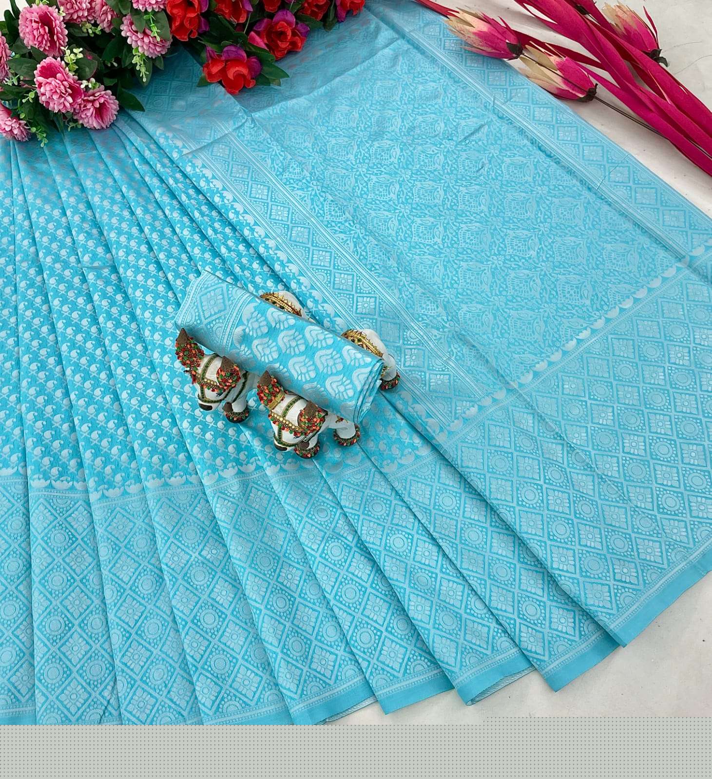 SKY KERY BY ASLIWHOLESALE DESIGNER SILK SAREES