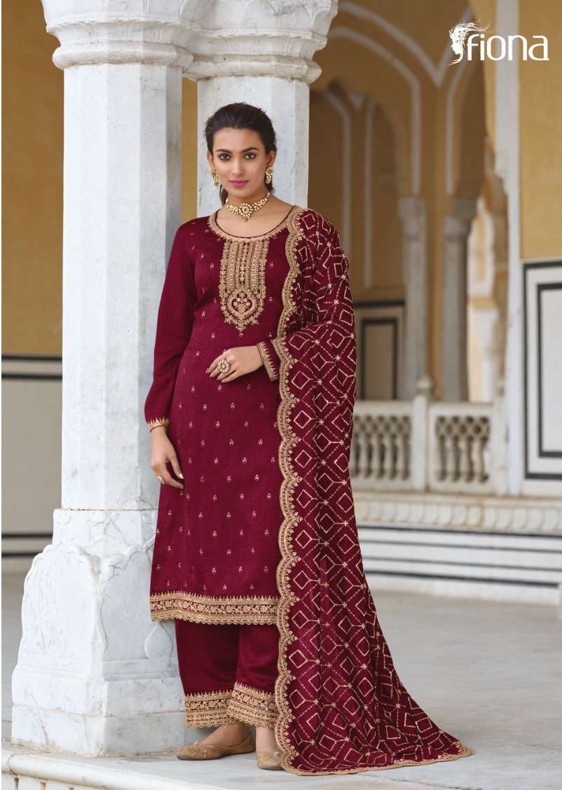 GULRANG BY FIONA 51501 TO 51505 SERIES HEAVY SILK DRESSES