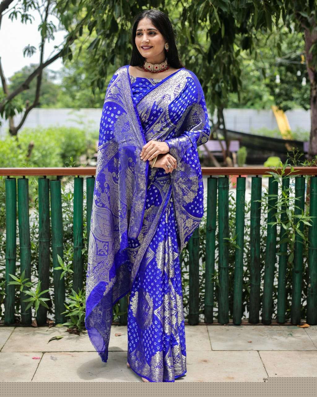 LEELA BY ASLIWHOLESALE FANCY SILK DESIGNER SAREE