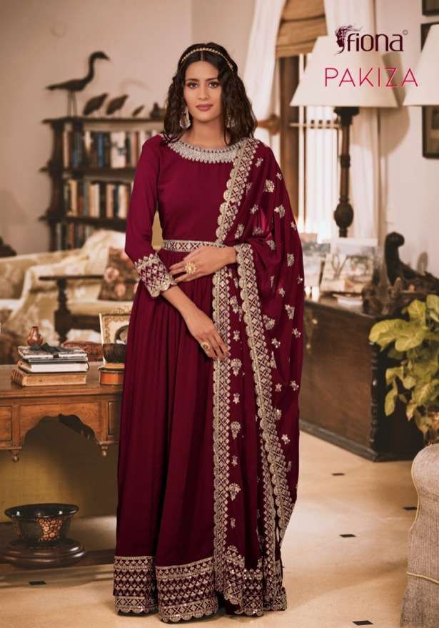 PAKIZA BY FIONA 54101 TO 54104 SERIES HEAVY GEORGETTE DRESSES