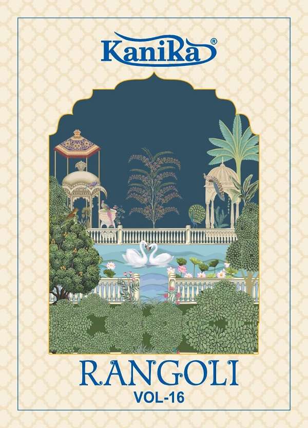 RANGOLI VOL-16 BY KANIKA 16001 TO 16012 SERIES COTTON PRINT PATIYALA DRESSES