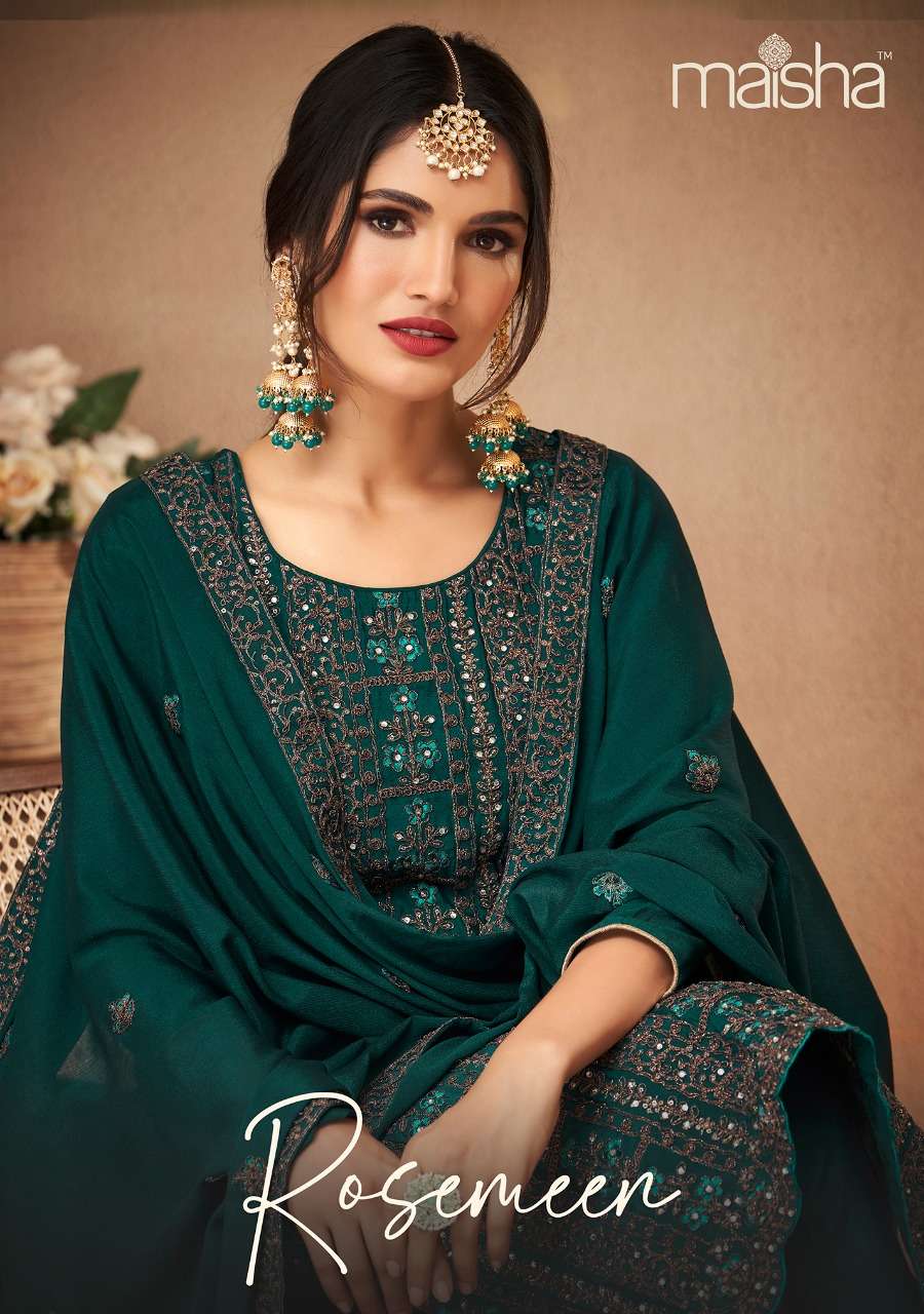 ROSEMEEN BY MAISHA 12019 TO 12024 SERIES CHINON HEAVY DRESSES