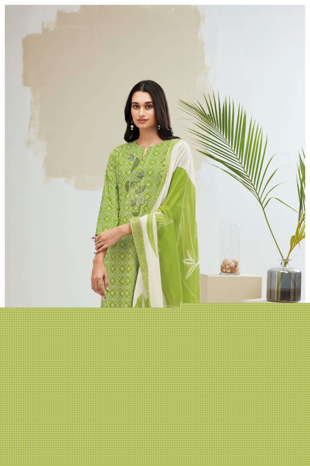 VAMIKA BY GANGA FASHIONS 1537-A TO 1537-D SERIES COTTON PRINTED DRESSES