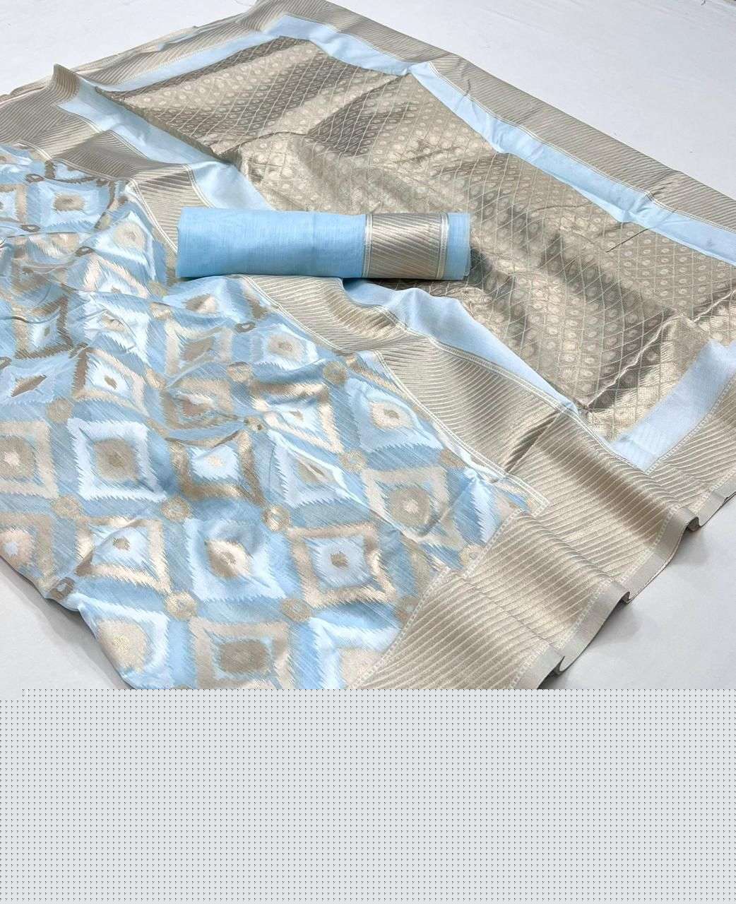 KAAPS LINEN BY ASLIWHOLESALE FANCY PURE LINEN HANDLOOM WEAVING SAREES