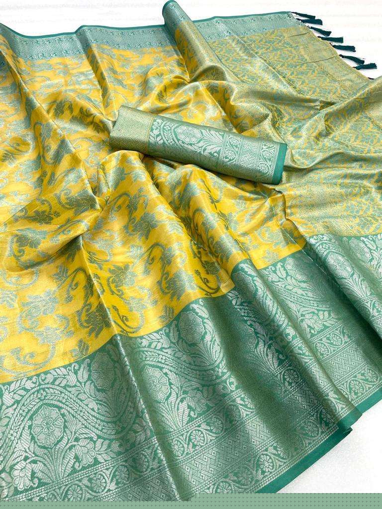 KASHVI VOL-10 BY ASLIWHOLESALE FANCY BANARASI SILK  DESIGNER SAREES