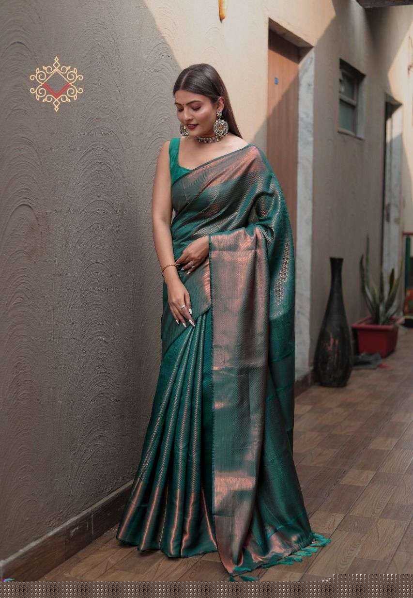 KASHVI VOL-11 BY ASLIWHOLESALE FANCY KANJIVARAM SILK  DESIGNER SAREES